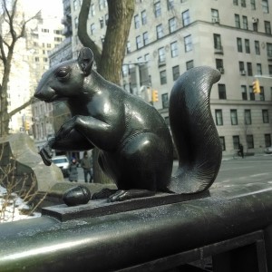 NYC Squirrel Statue